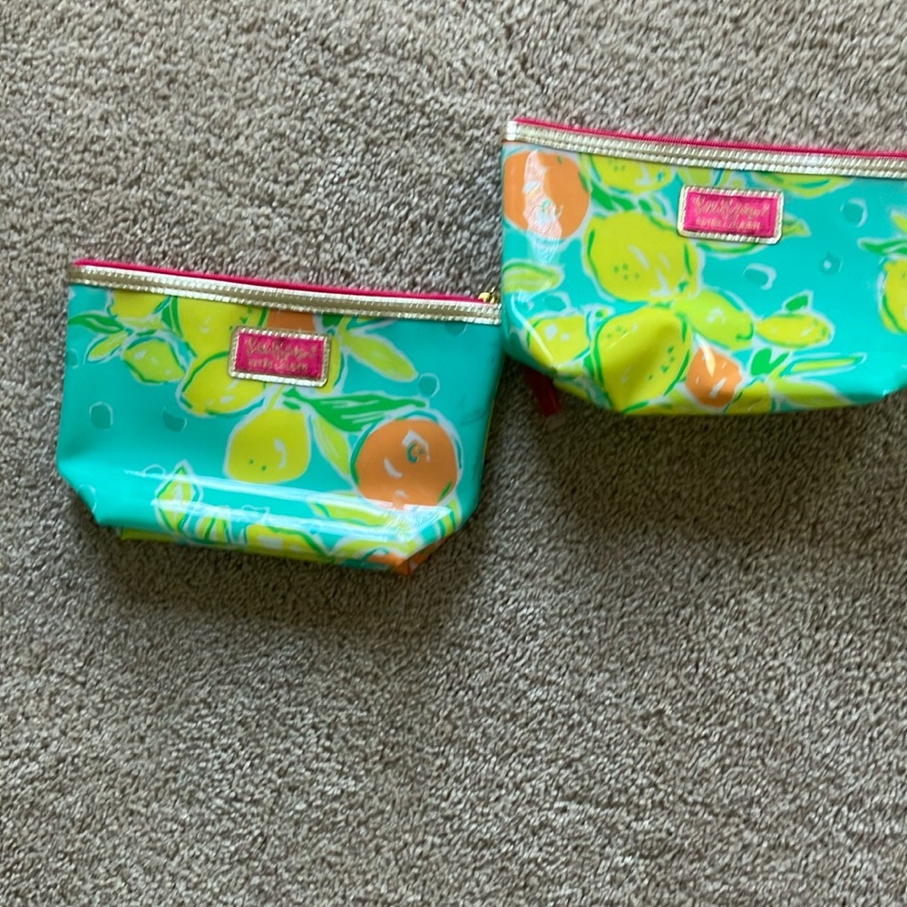 Lily Pulitzer for Estée Lauder Print Cosmetic Bags.